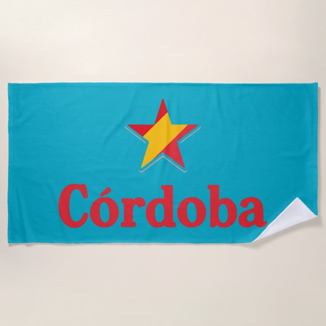 Toalha De Praia Estrelas da Espanha – Córdova (Frente)