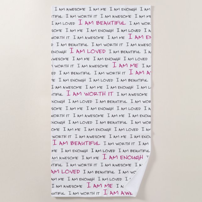 Toalha De Praia Eu sou (Frente)