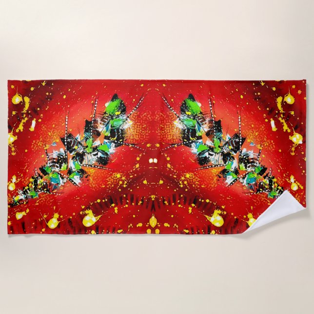 Toalha De Praia EVEIL de Christèle Chabrette (Frente)