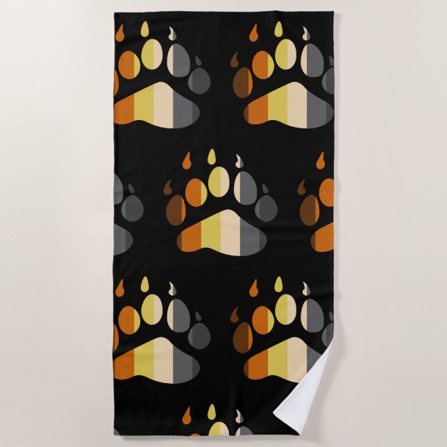 Toalha De Praia Faixa de Serras de Urso (Frente)