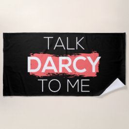 Toalha De Praia Fale Com Darcy Para Mim