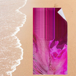 Toalha De Praia Fantasia Fuchsia - abstrato