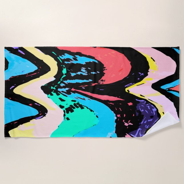 Toalha De Praia Fantasia no mar (Frente)