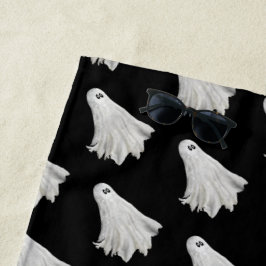 Toalha De Praia Fantasma Engraçado Do Passado De Halloween