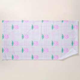 Toalha De Praia Farmhouse Pineapples