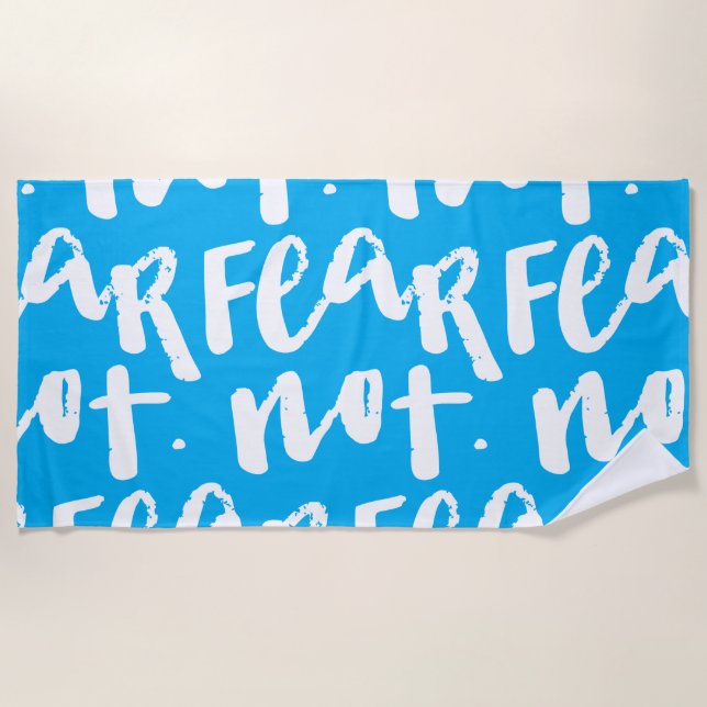 Toalha De Praia Fear not (Frente)