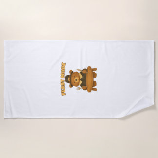 Toalha De Praia Feast Mode Thankgiving Turkey - Cute Pilgrim Turke
