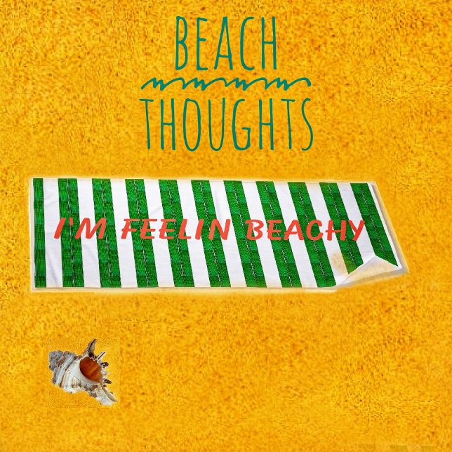 Toalha De Praia Feelin Beachy (Criador carregado)