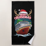 Toalha De Praia Feliz Cruisemas Cruise Ship Family Christmas Funny<br><div class="desc">Feliz Cruisemas Cruise Ship Family Christmas Funny</div>