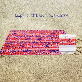 Toalha De Praia Feliz Quarto