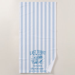 Toalha De Praia Festa de Despedida de Solteira à Beira-Mar Cocktai