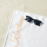 TOALHA DE PRAIA FESTA DE NOIVA SOLTEIRA MODERNA E ESTILOSA COM NOM<br><div class="desc">TOALHA DE PRAIA PARA FESTA DE NOIVA SOLTEIRA CLÁSSICA ELEGANTE E MODERNA COM NOME PERSONALIZADO ADICIONE SEU NOME AQUI. CONJUNTO DE TOALHAS DE BANHO PERSONALIZADAS PARA FESTA DE NOIVA SOLTEIRA</div>