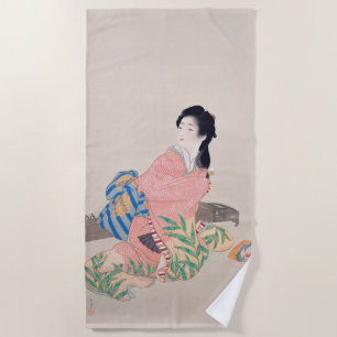 Toalha De Praia Filha Miyuki (Bela Dama Japonesa) (Asiática)