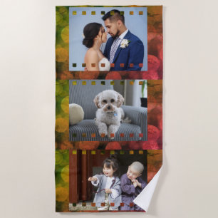 Toalha De Praia Filme Personalizado de Imagem Personalizada de 3 F