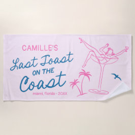 Toalha De Praia Fim de Semana do Último Desenho de Bandeja