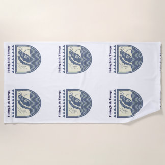 Toalha De Praia Fishing is My Therapy