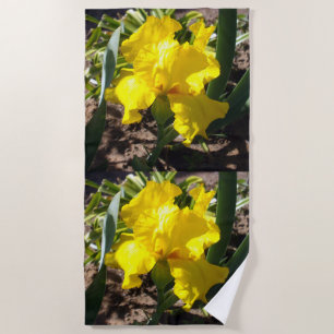 Toalha De Praia Flor Amarelo Brilhante, Torre de Praia