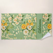 Floral Retro Verde