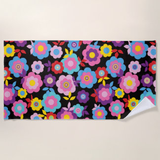 Toalha De Praia Flores da Primavera de Eilin