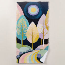 Toalha De Praia Floresta de Lumina