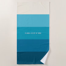 "Florida State of Mind" Beach Towel