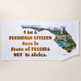 Toalha De Praia Floridian Citizen