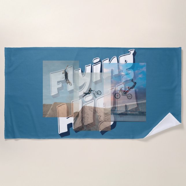 Toalha De Praia Flying high (Frente)