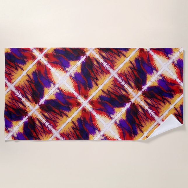 Toalha De Praia Fogo (Frente)