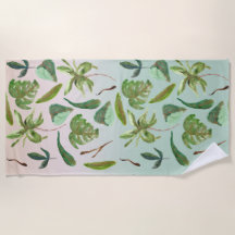Folhas Verdes Tropical Gold