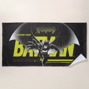 Toalha De Praia Forever Batman Atingindo Gráfico