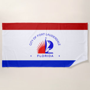 Toalha De Praia Fort Lauderdale — Bandeira de praia