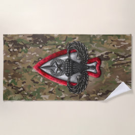 Toalha De Praia Fort Liberty Camo Beach Towel (sem texto)