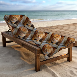 Toalha De Praia Fotos Personalizadas de Gato Cachorro Pet