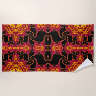 Toalha De Praia Fractal extravagante