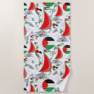 Toalha De Praia Freedom Global Sumud Flotilla Boats para Gaza