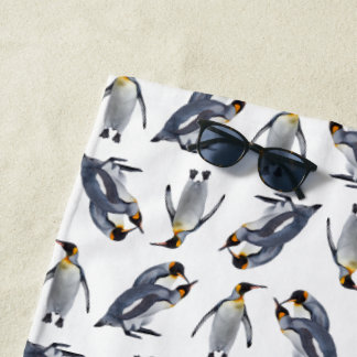 Toalha de Praia Frenesi do Pinguim Rei (escolha a