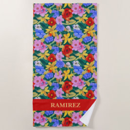 Toalha De Praia Frida Kahlo Inspirou Beach Towel