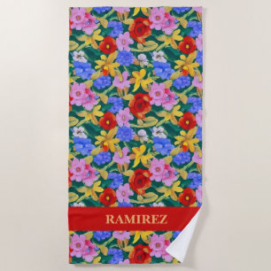 Toalha De Praia Frida Kahlo Inspirou Beach Towel