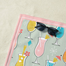 Toalha De Praia Fruity Tiki Beverages