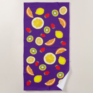 Toalha De Praia Frutas frescas