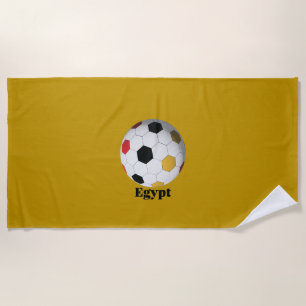Toalha De Praia Futebol Egito