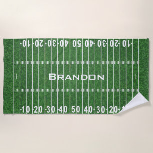 Toalha De Praia Futebol Field Design Beach Towel