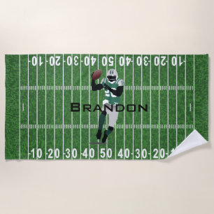 Toalha De Praia Futebol Field Design Beach Towel