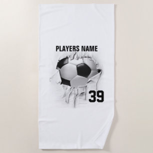 Toalha De Praia Futebol rasgado