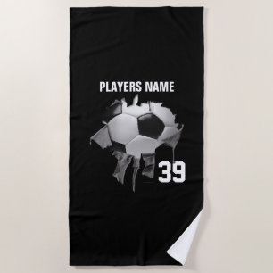 Toalha De Praia Futebol rasgado