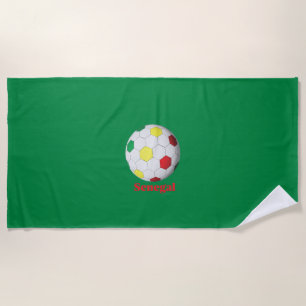 Toalha De Praia futebol senegalês