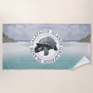 Toalha De Praia Galápagos Souvenir Tortoise