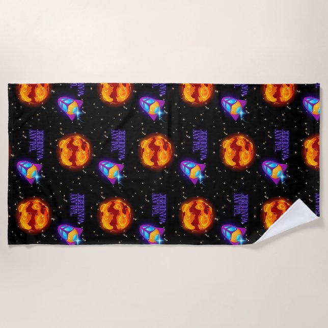 Toalha De Praia Galaxy Wanderer - Tumbler isolado (Frente)