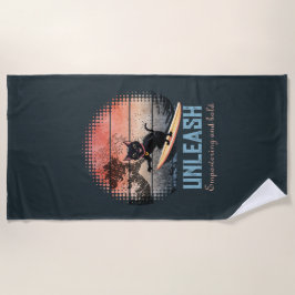 Toalha De Praia Gato de Onda Sunset