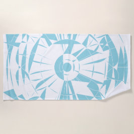 Toalha De Praia Geometric Mandala Pattern